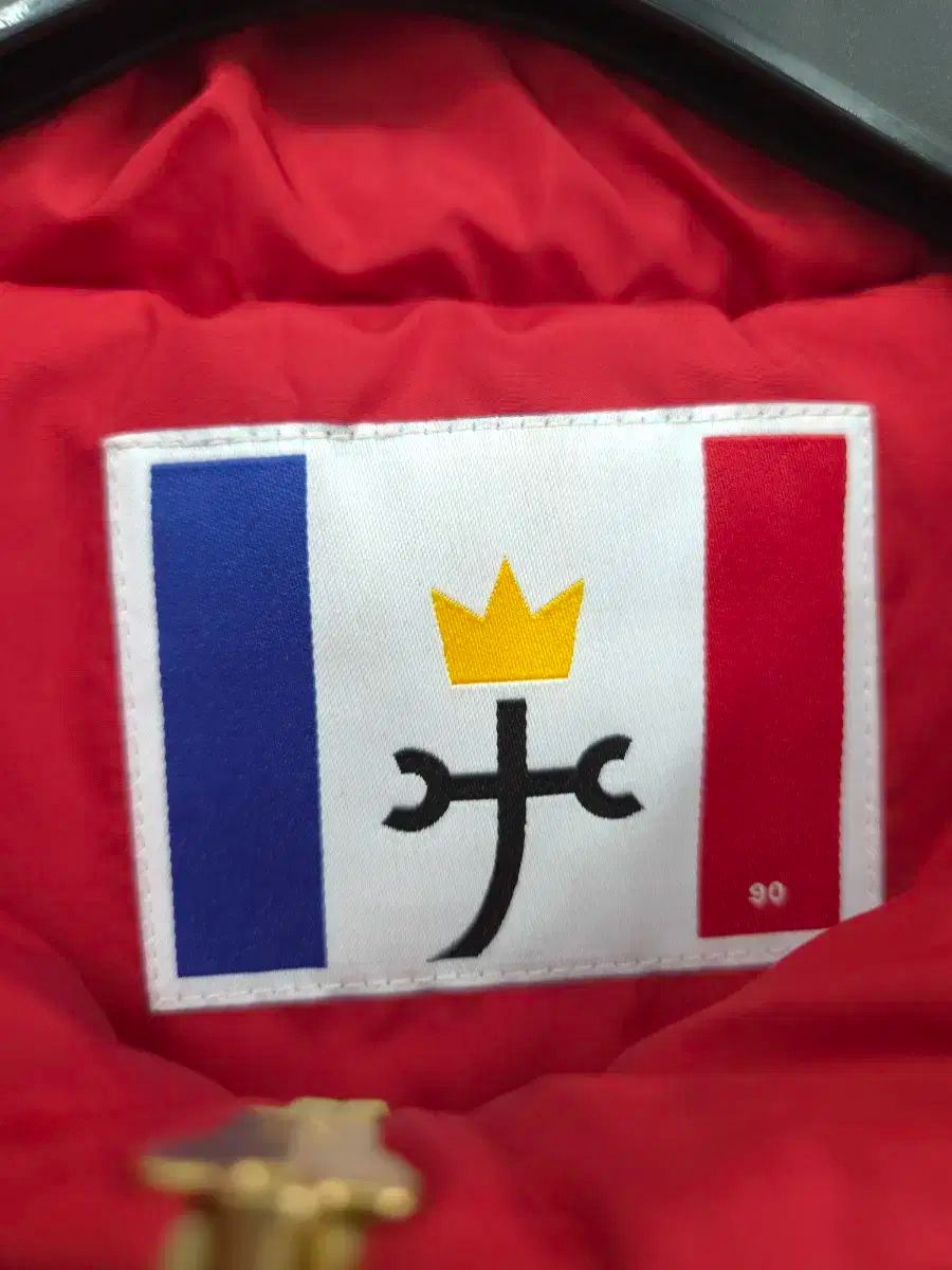 90 CASTELBAJAC カステルバジャック KAKAO FRIENDS カカオフレンズ コラボ グースダウン ダウン レッド