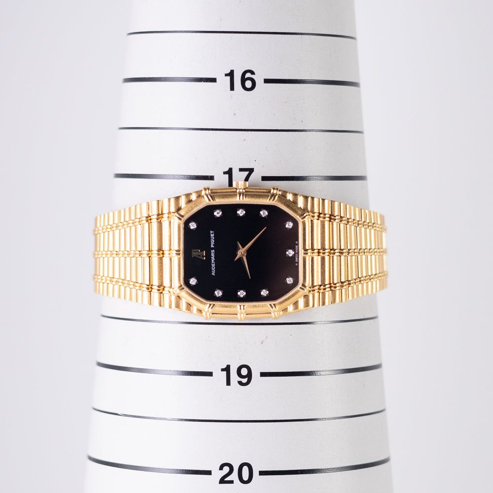 AUDEMARS PIGUET BAMBOO Black Diamond Dial Audemars Piguet Bamboo