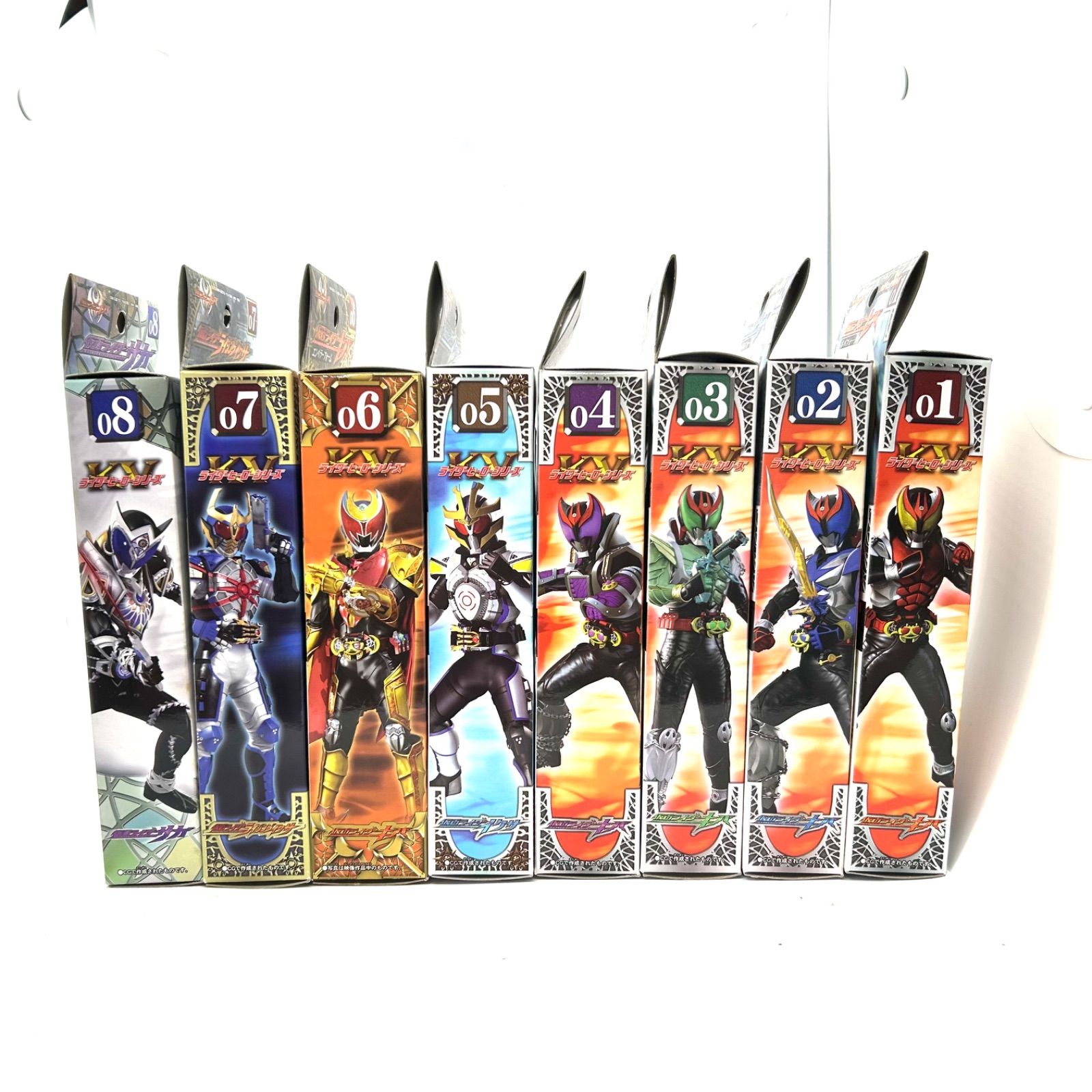ライダーヒーローシリーズ 仮面ライダーキバ 01〜08全8種