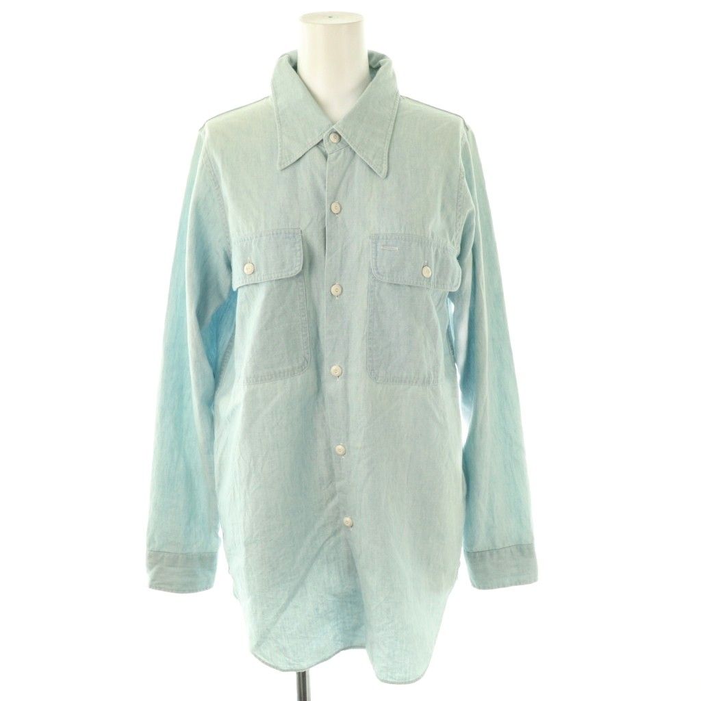 マディソンブルー MADISONBLUE シャンブレーシャツ 長袖 スタンド  