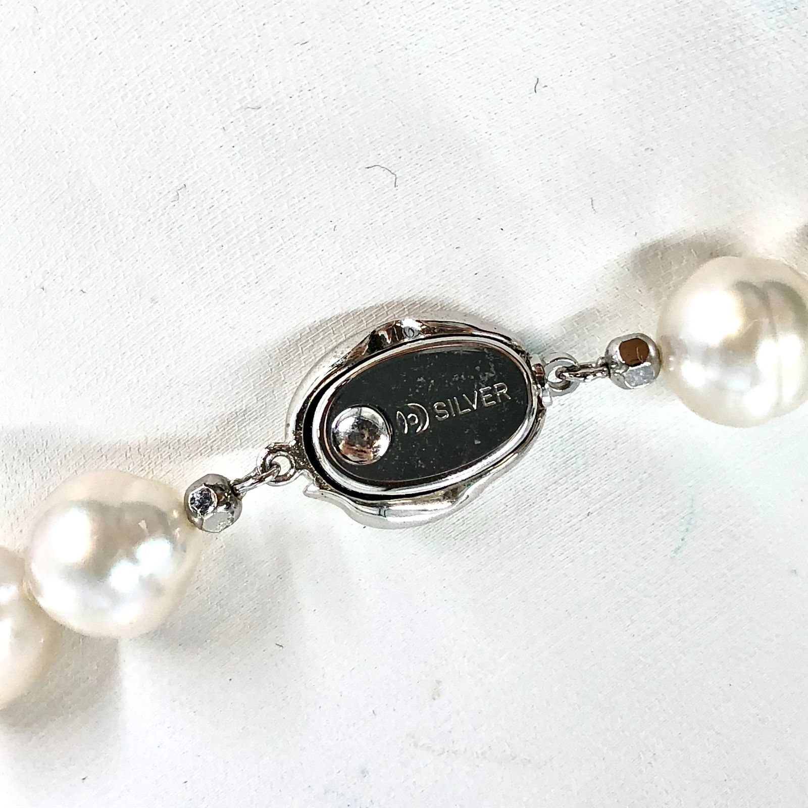 TASAKI タサキ SV パールネックレス SILVER刻印 10mm-14.9mm 84g