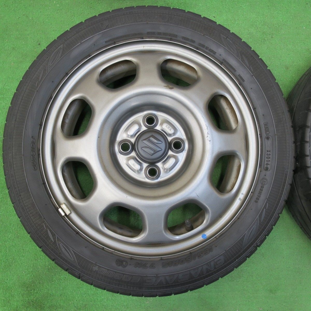 スズキ純正 ハスラー Jスタイル ダンロップ エナセーブ 165/60R15 送料無料* 4本価格☆スズキ ハスラー 純正 スチール 165/60R15