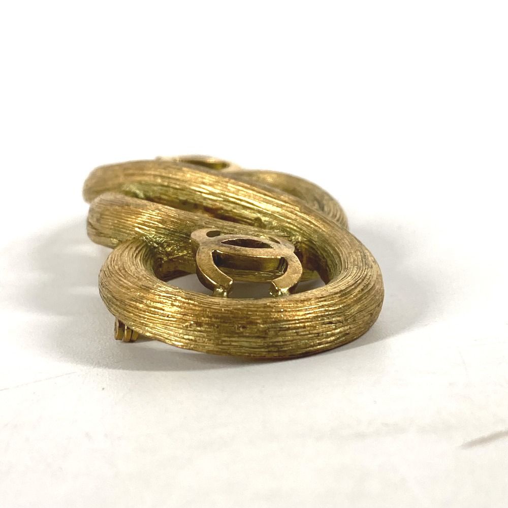 CHANEL シャネル ブローチ ダブルマーク ダブル メタル