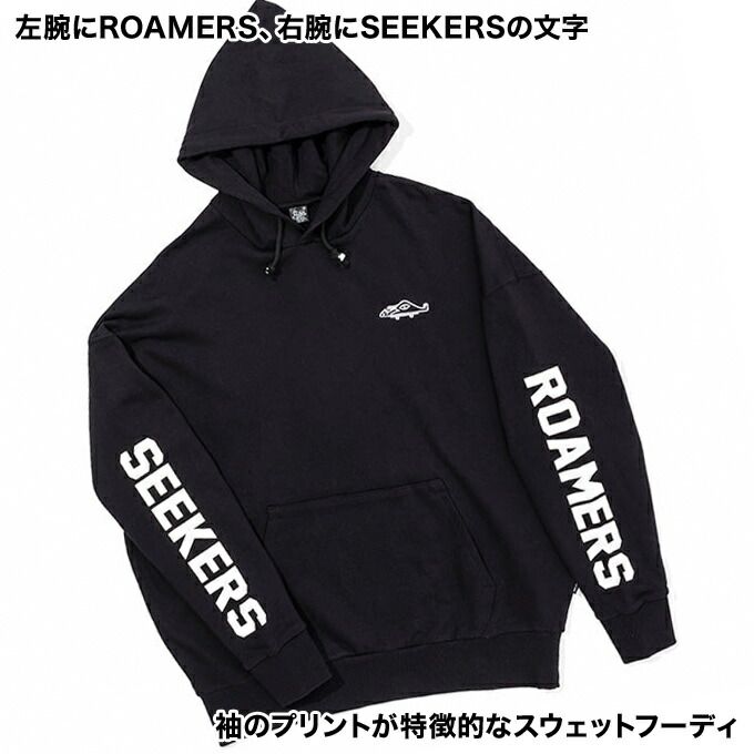 POLeR ポーラー ROAMERS & SEEKERS HOOD メンズ 黒 ブラック