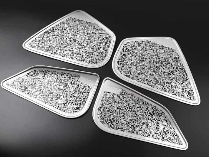 レクサス LS 50系 LS500 LS500h 2017年～ サイドドア スピーカーネット カバー 2色選択可