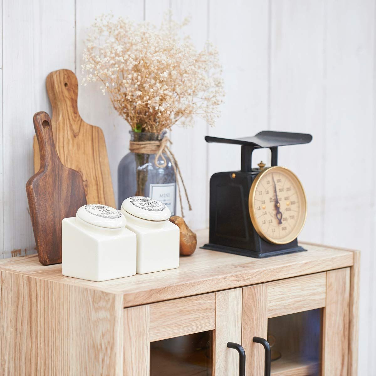 VTL-9060GNN 奥行35.6cm 高さ88.8 ビエンテージ 幅58.1 ナチュラルブラウン ライト キャビネット 白井産業