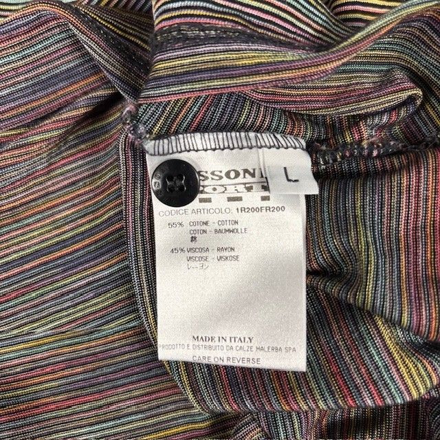 春夏 未使用 メンズ MISSONI ミッソーニ ボーダー柄 春夏 未使用 メンズ MISSONI ミッソーニ ボーダー柄