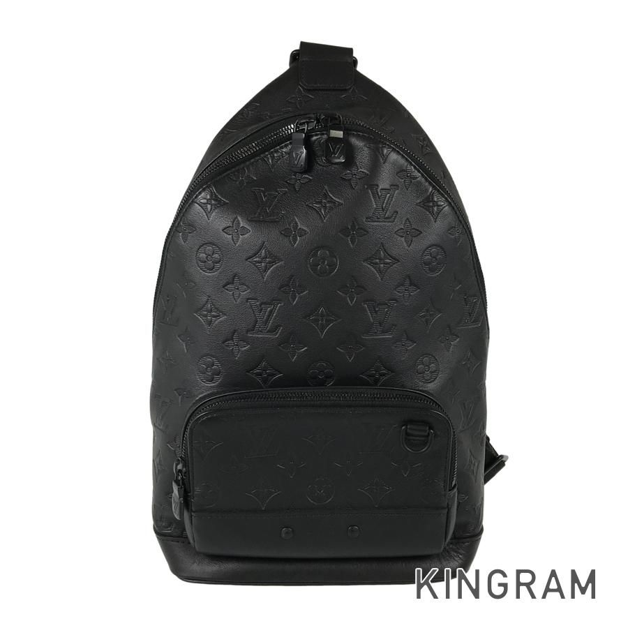 ルイ ヴィトン LOUIS VUITTON モノグラム シャドウ レーサー スリングバッグ M46107 レザー ボディバッグ