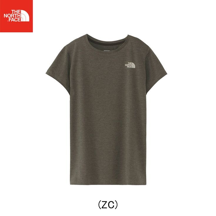 ノースフェイス THE NORTH FACE S S GTD Melange Crew ショートスリーブGTDメランジクルー ランニングTシャツ 半袖 ウィメンズ レディース 女性 S (ZC)ミックスチャコール