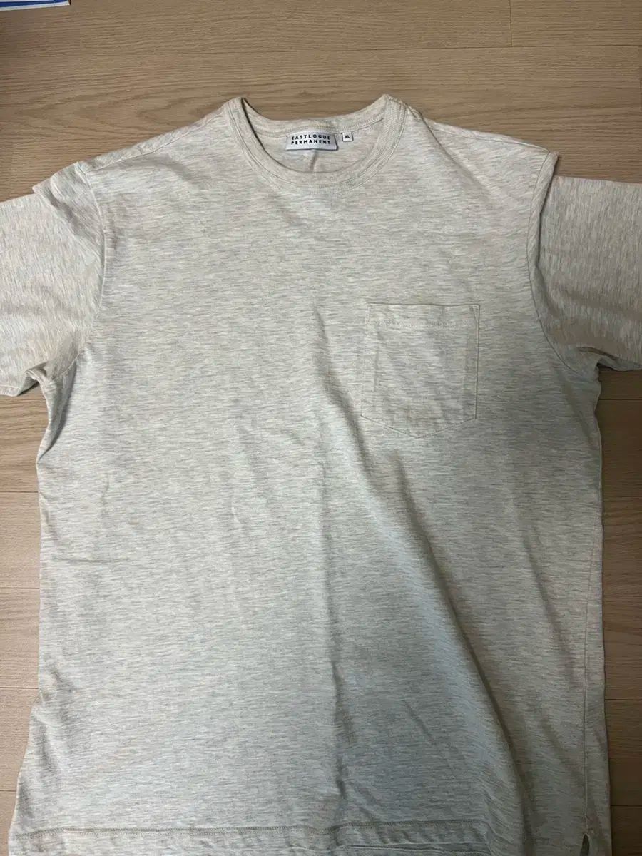 【雷市場（ポンジャン）商品韓国直送】EASTLOGUE パーマネント 半袖 Tシャツ xl オートミール