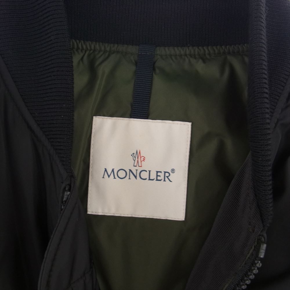 □Moncler モンクレール Allix アリックス 黒□ - フライトジャケット