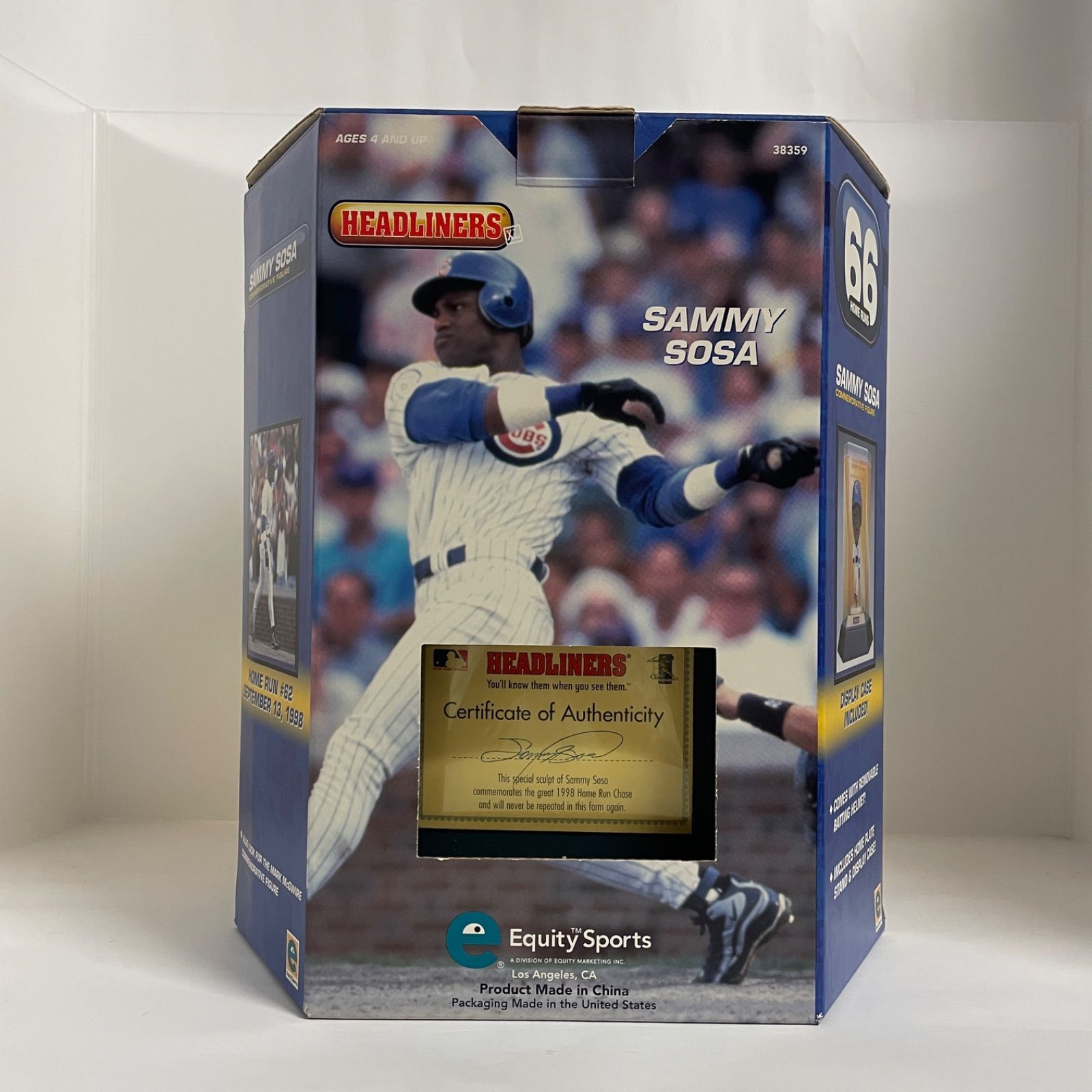 SAMMY SOSA フィギュア 66本塁打 カブス サミーソーサ