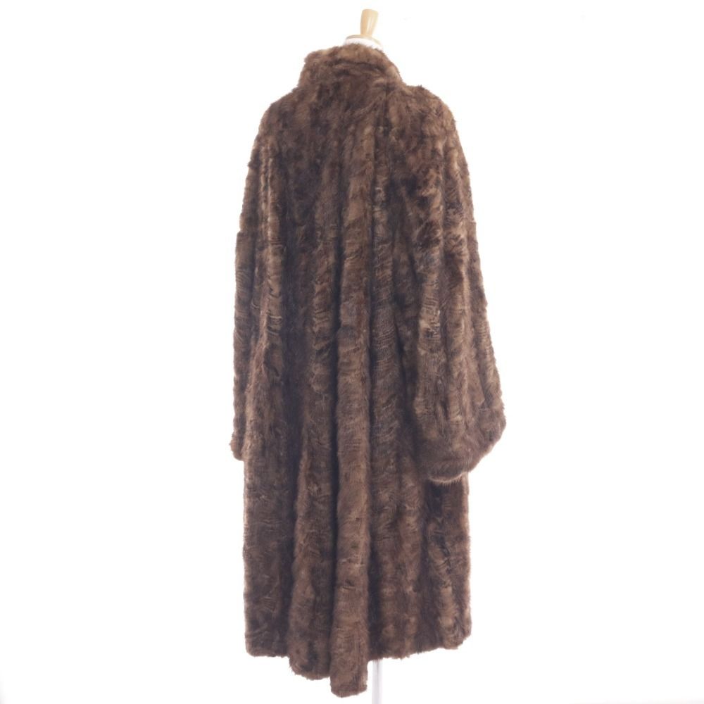 □ フェンディ ローマ ロングコート 長袖 アウター ミンク ファー