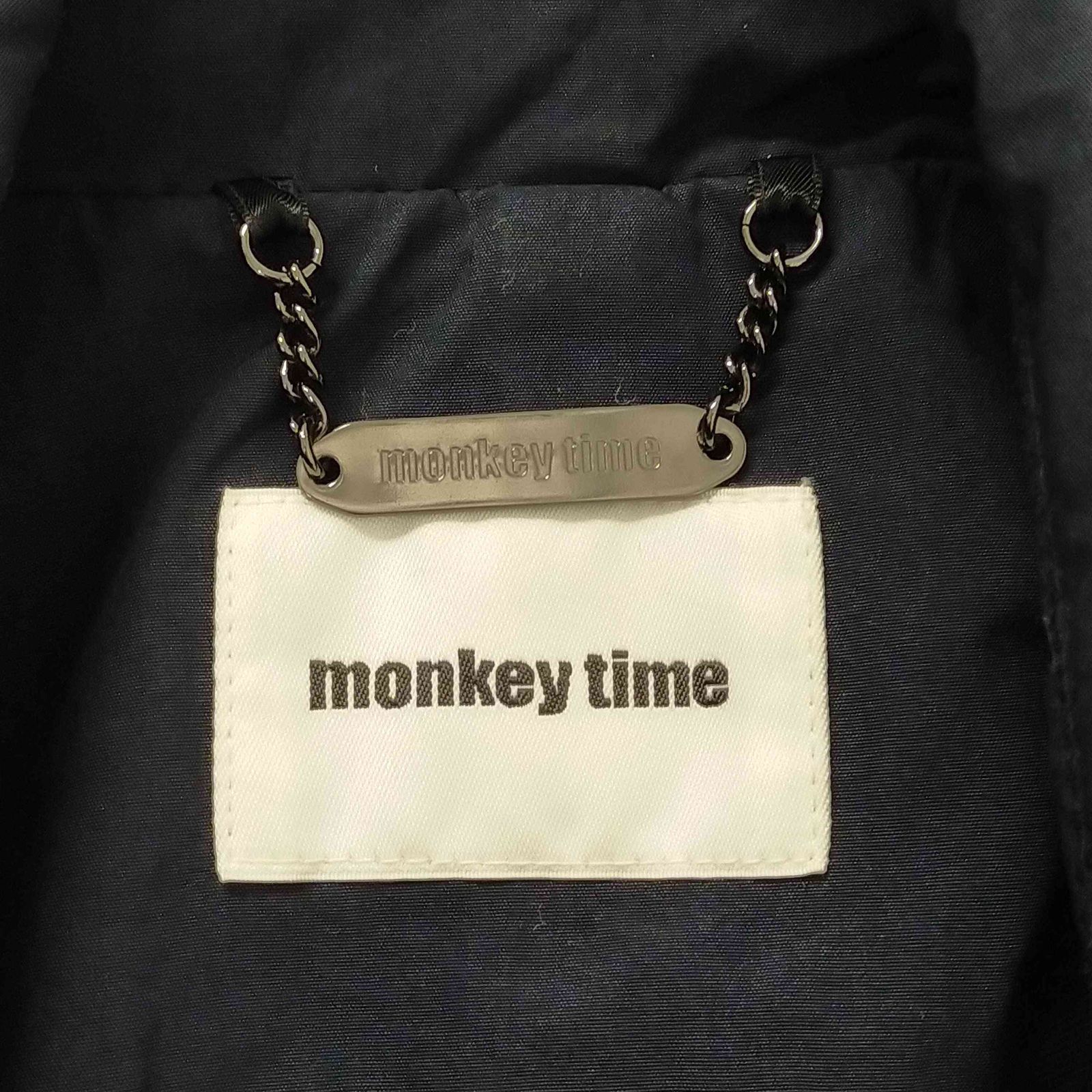 モンキータイム　オーバーコート monkey time＞ リバー メルトン セミダブル ロング コート