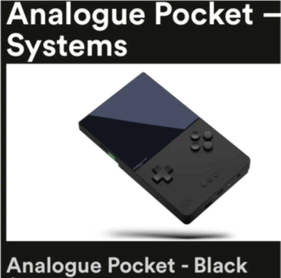Analogue Pocket Black 本体+プロテクターグラス - メルカリ