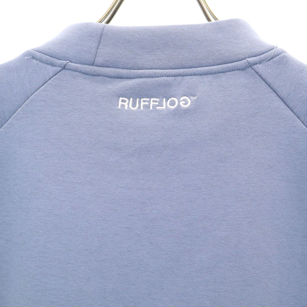 RUFFLOG ラフロッグ 半袖 モックネック Tシャツ L ブルー系