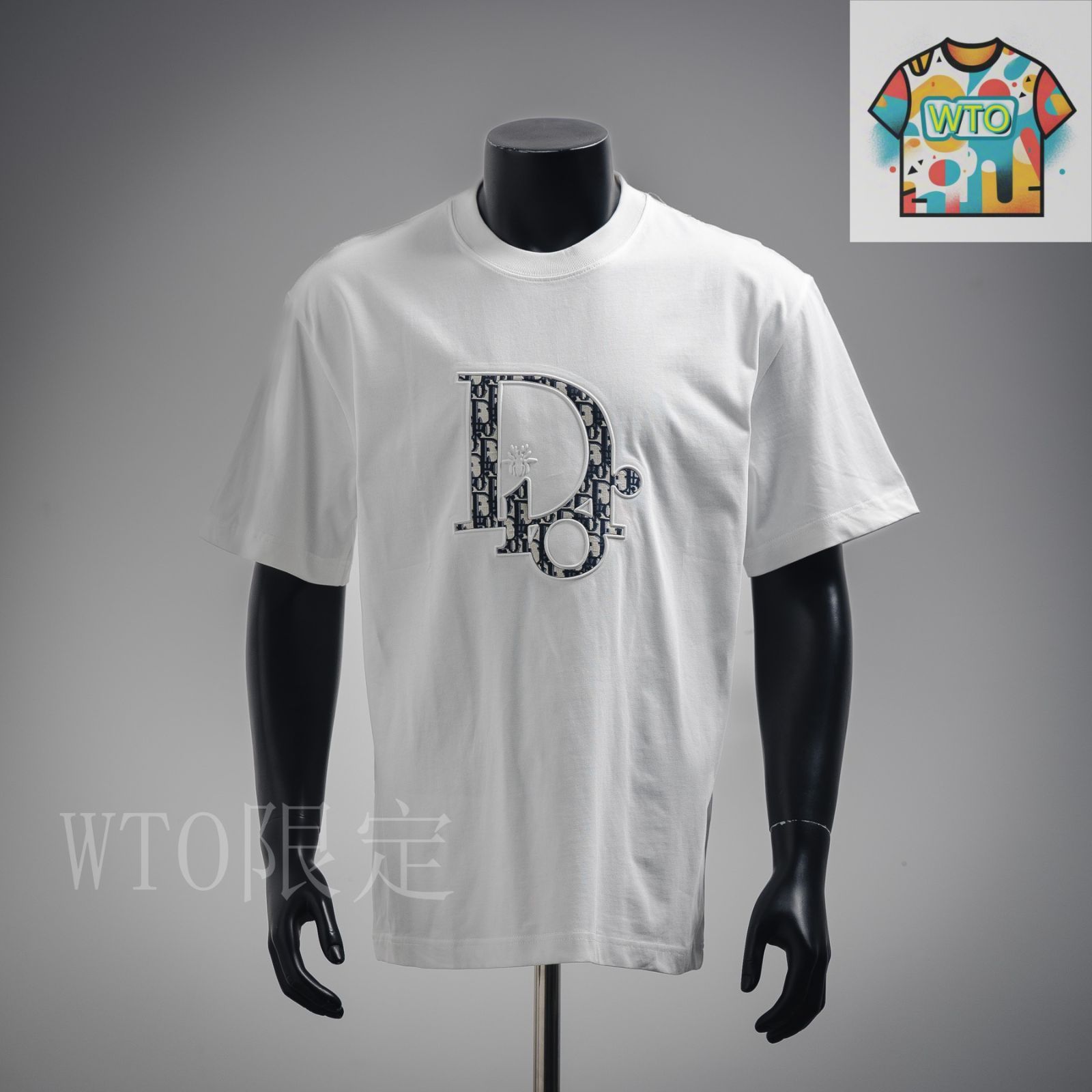 【ユニセックスでカジュアルデザイン♡】DIOR 半袖 Tシャツ 2324013040012.jpg