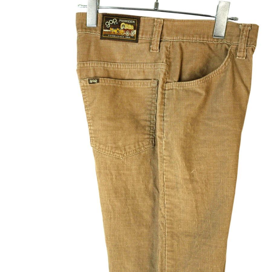 70s old gap pioneerタグ コーデュロイパンツ w33 p67 コーデュロイ 