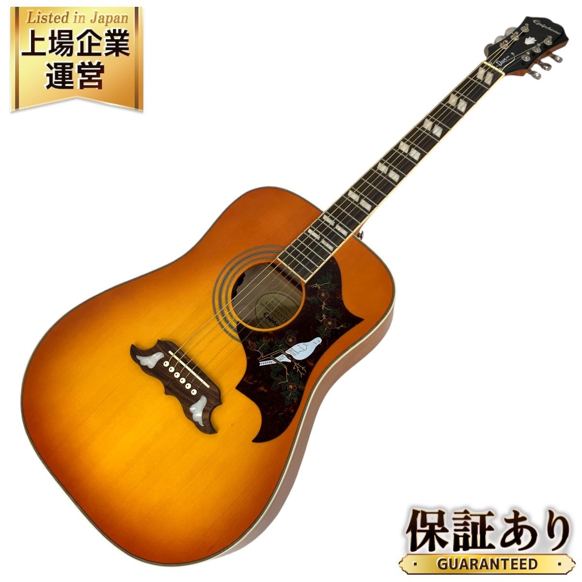 Epiphone / エピフォン Dove PRO/VB　エレアコ　ケース付き Epiphone DOVE Studio(DOVE Pro) Violinburst ダブ