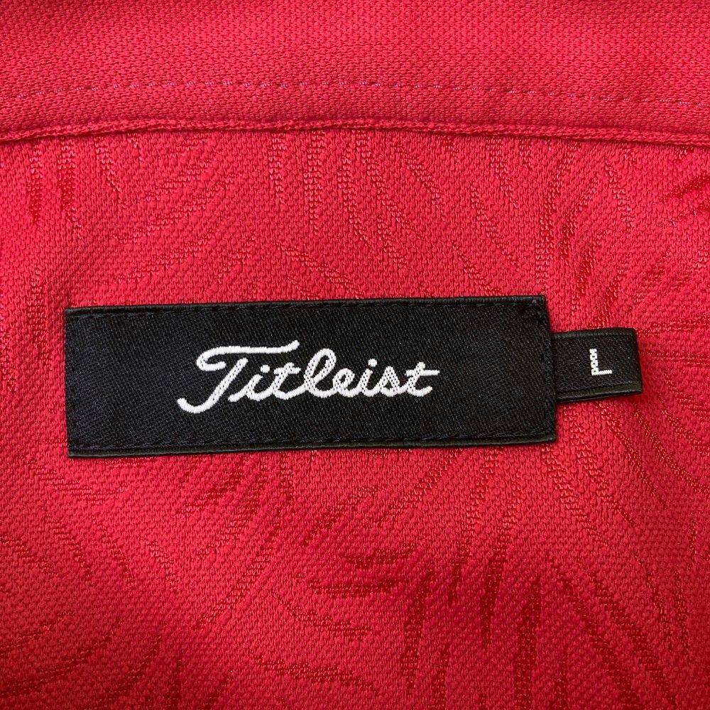 サイズ：L TITLEIST タイトリスト 半袖ポロシャツ ボタンダウン