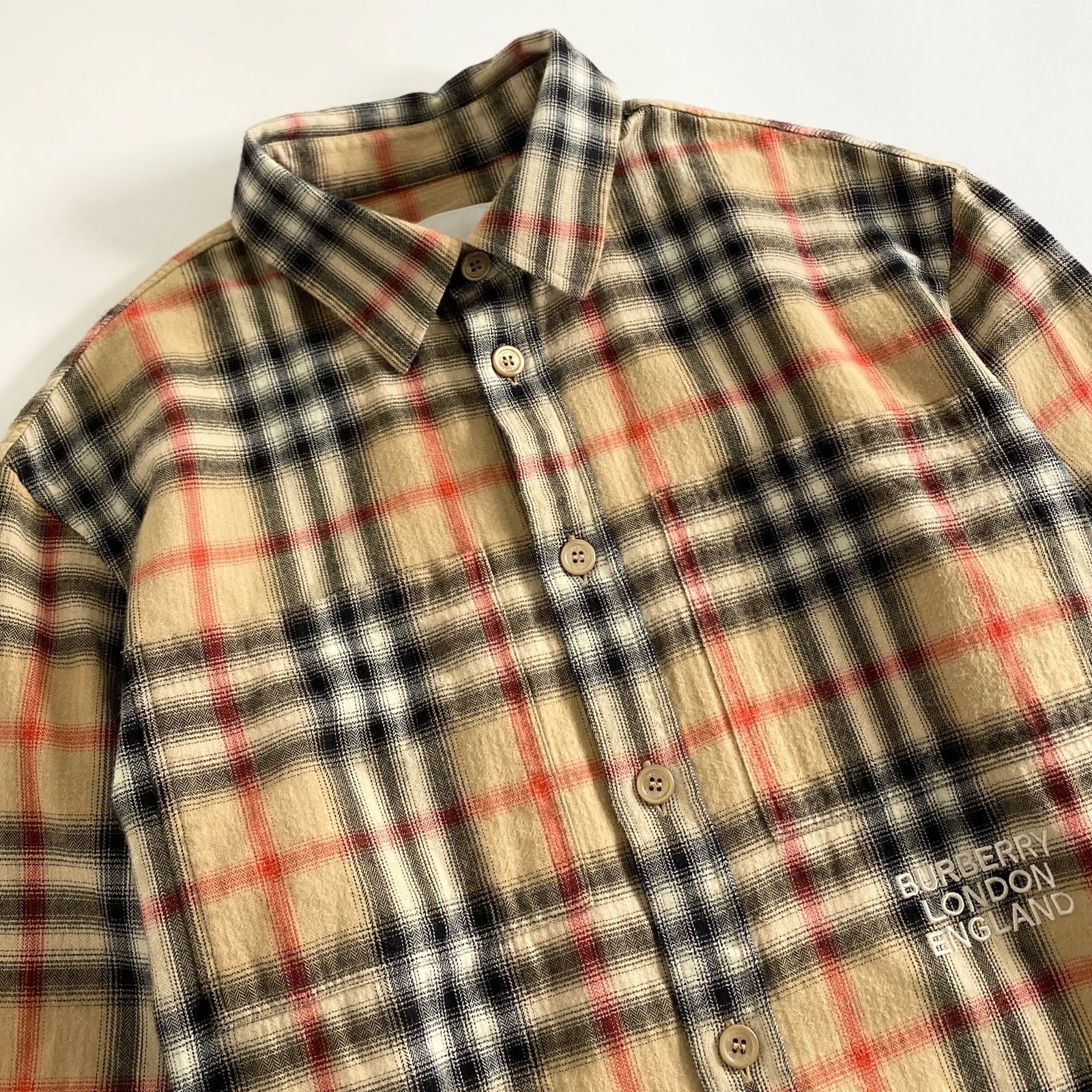 25a29 BURBERRY バーバリー ARCHIVE BEIGE IP CHK 長袖シャツ チェック 