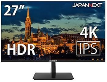 JAPANNEXT JN-IPS2704UHDR 4KHDR対応 27インチ液晶ディスプレイ Radeon freesync PCモニター