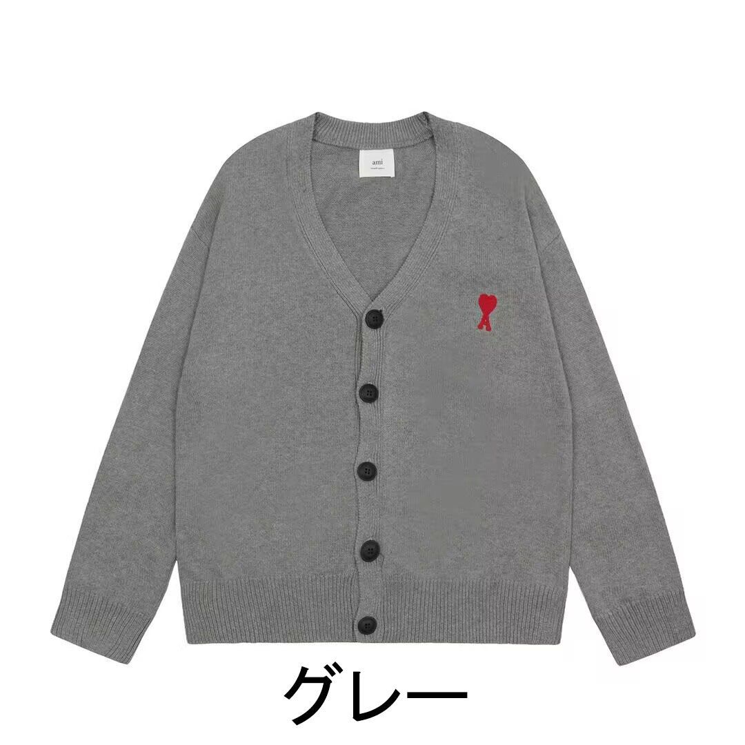 新品未使用 AmiParis アミパリス 長袖 ニット センター カーディガン 8 