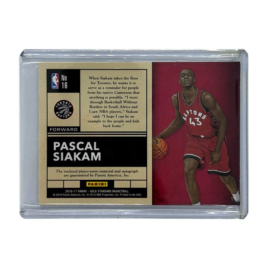 PANINI NBAカード GOLD STANDARD PASCAL SIAKAM TORONTO RAPTORS 096/149 #16 送料無料 中古 IT1 PANINI NBAカード GOLD STANDARD PASCAL SIAKAM TORONTO RAPTORS