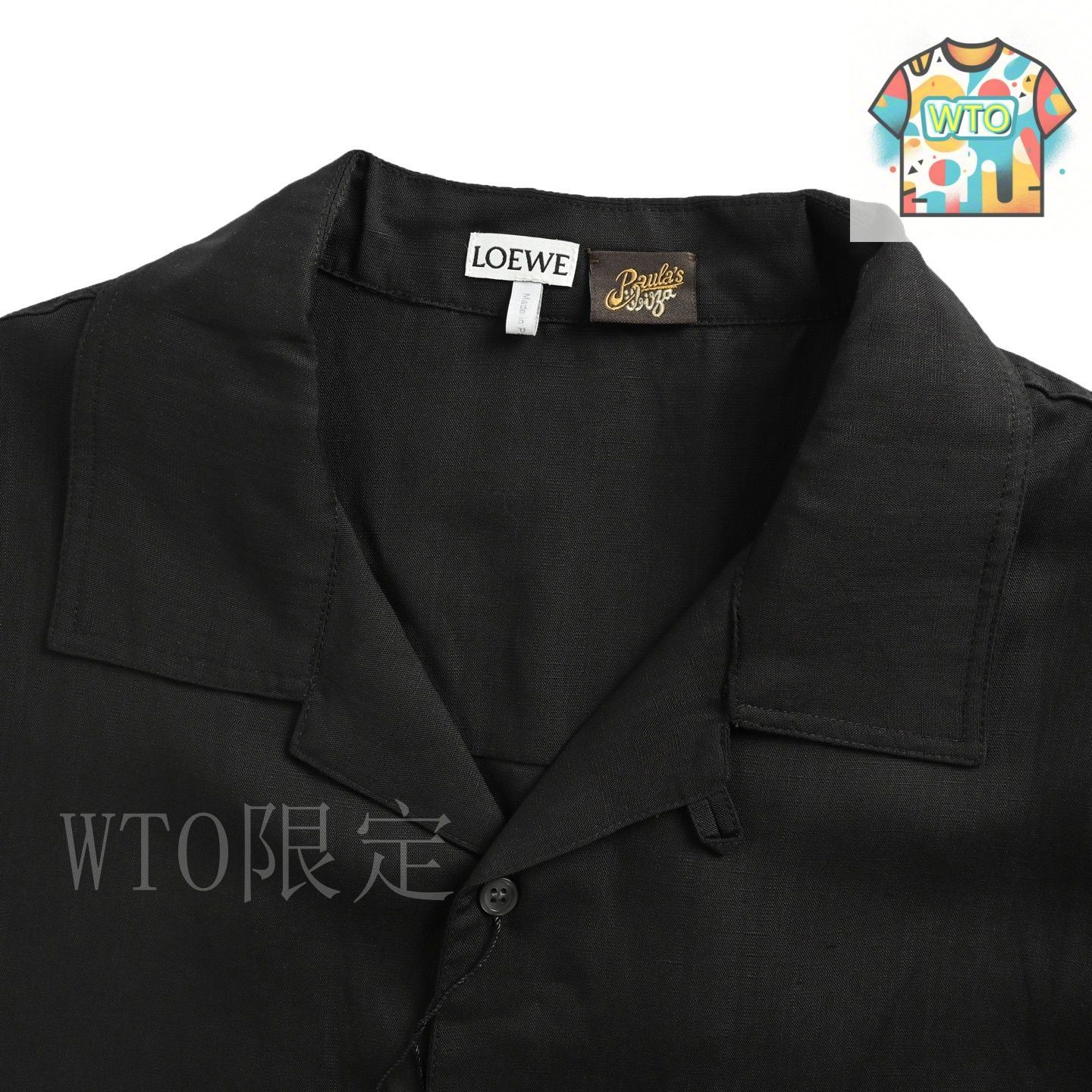 今日特価】Loewe 25ss アナグラム刺繍リネンシャツ - メルカリ
