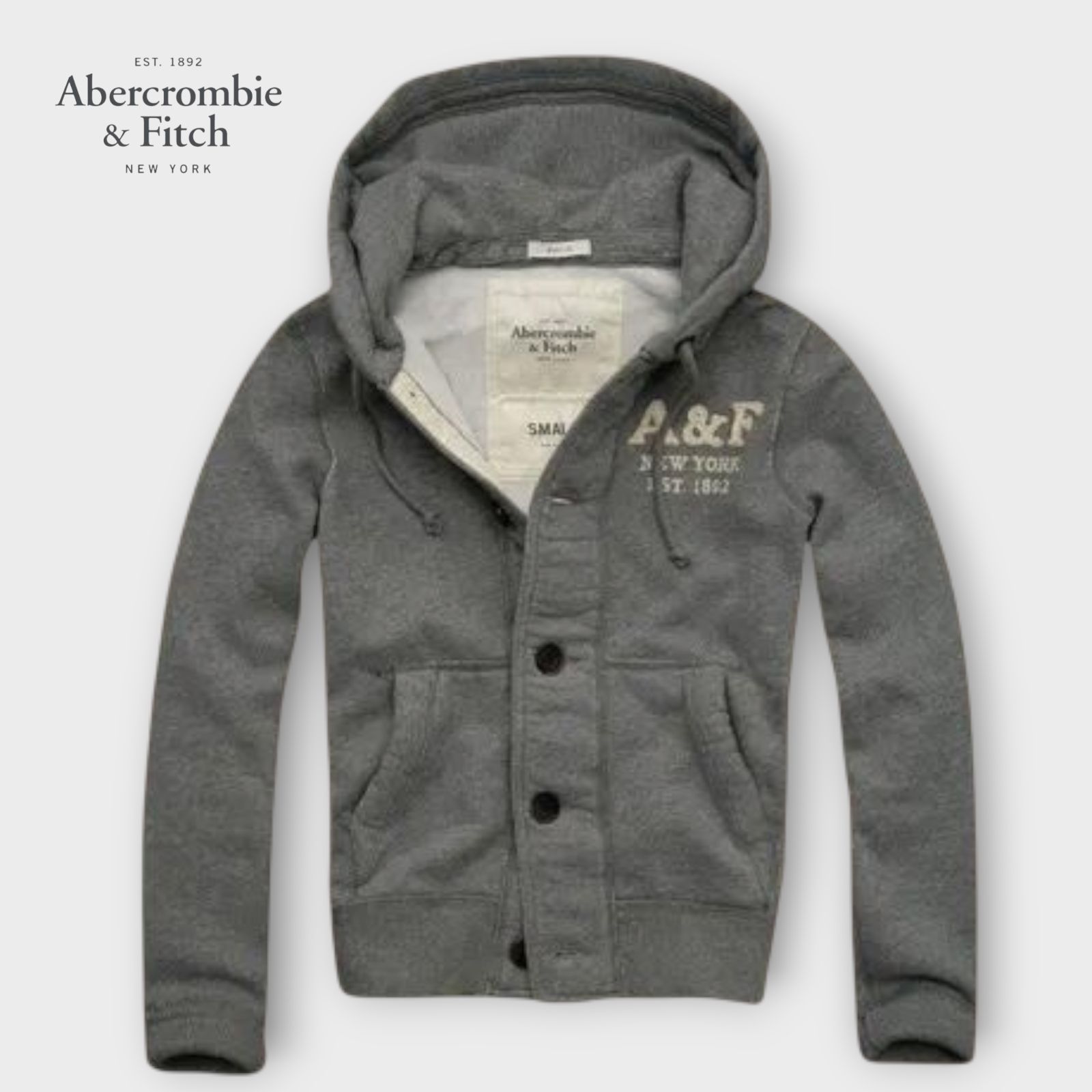 正規品】Abercrombie&Fitch アバクロ 裏起毛 スウェット パーカー 