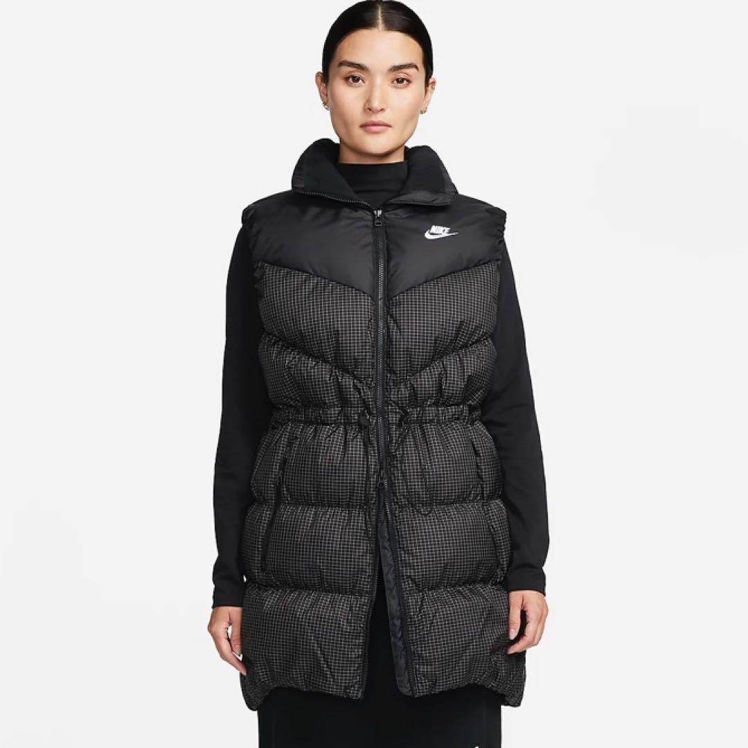ナイキ Therma-fit ロング ダウンベスト ウィンドパファー S