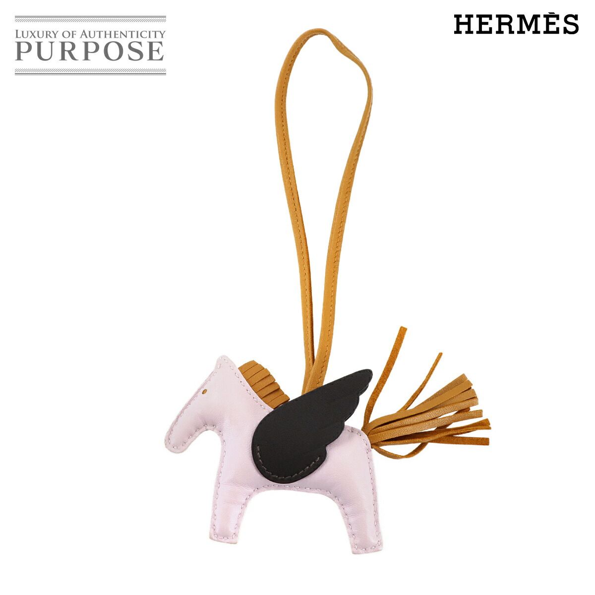 刻印あり❗️正規店購入❗️新品未使用　エルメスHERMES チャーム　ペガサス 新品同様 エルメス HERMES ロデオ ペガサス PM バッグ チャーム