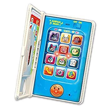 【中古】(未使用･未開封品)アンパンマン もしもしするとおへんじくるよ アンパンマン手帳型スマートフォン