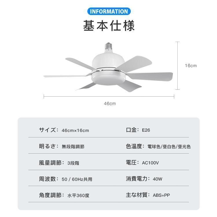 シーリングファンライト