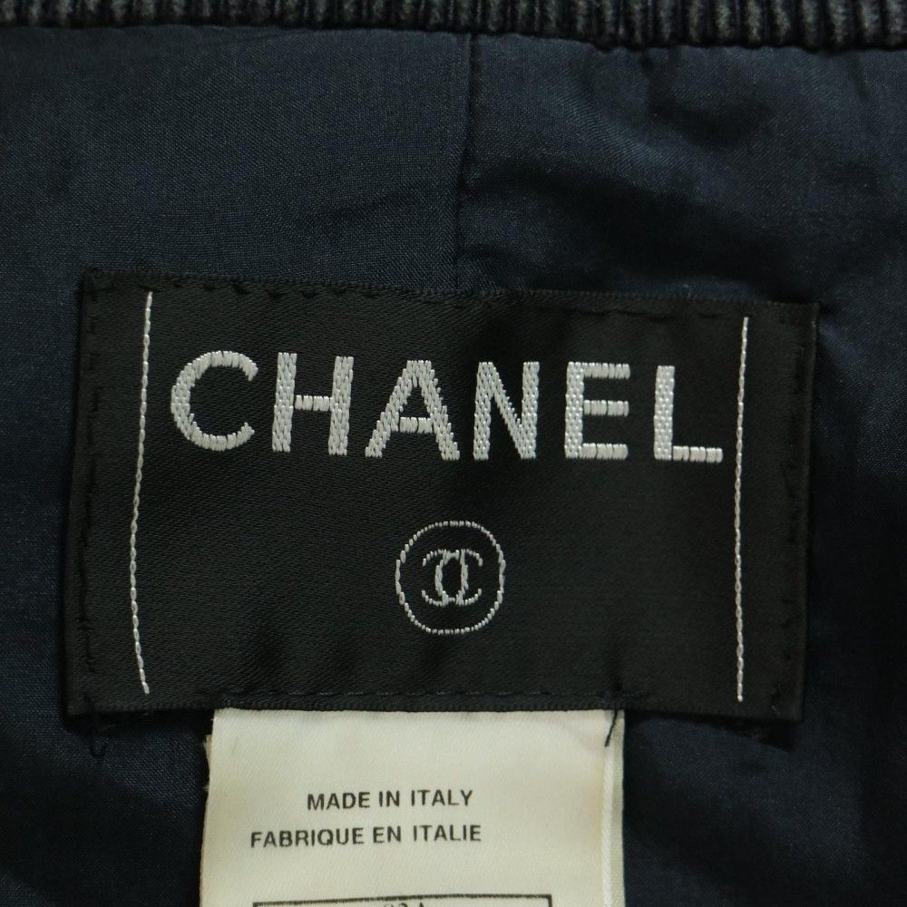 シャネル アウター レディース コーデュロイ ファー ジャケット ココ  