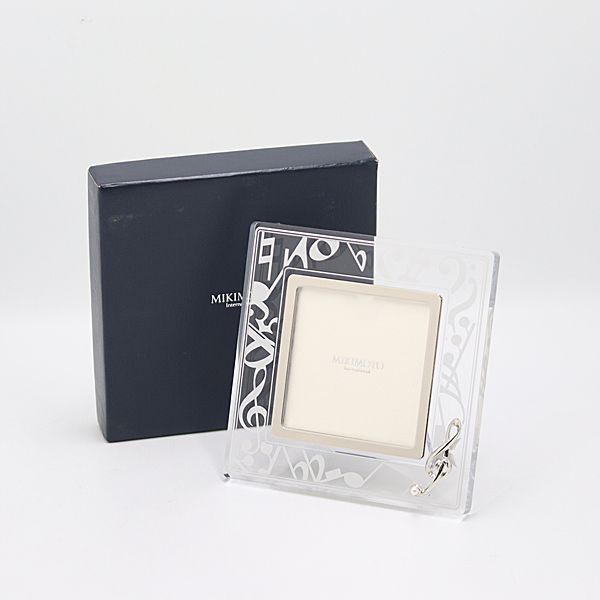 箱付 美品 ミキモト フォトフレーム 写真立て インテリア 雑貨