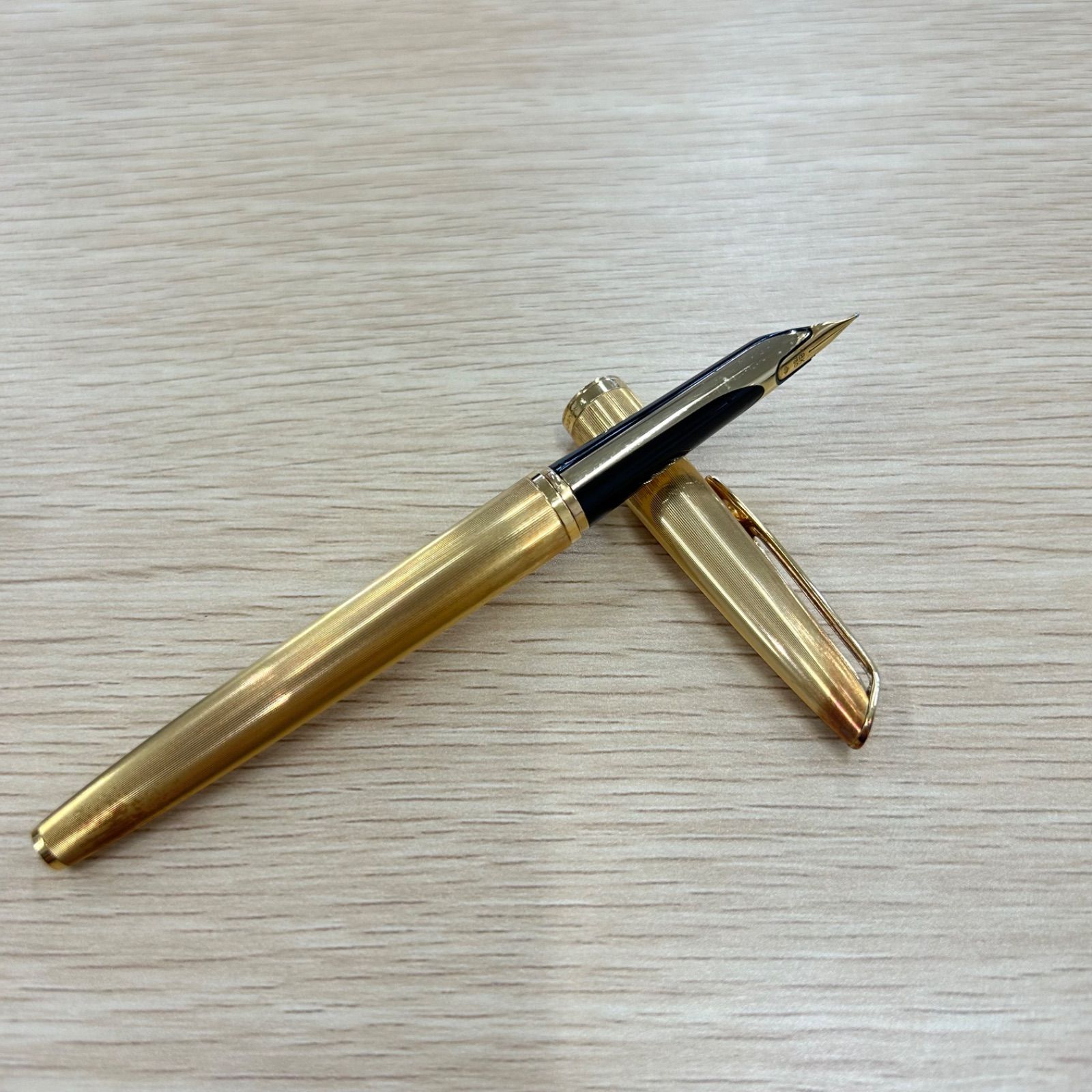 WATERMAN ウォーターマン 万年筆 ゴールド 18K 750 ボールペン セット 
