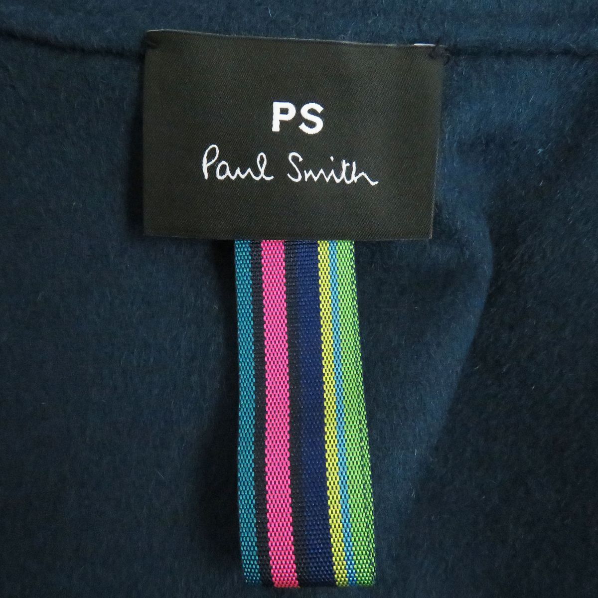 美品□PS Paul Smith/ポールスミス 無地 ダブルブレスト ミドル丈 チェスターコート/ウールコート ネイビー 42L 正規品  レディースオススメ - メルカリ