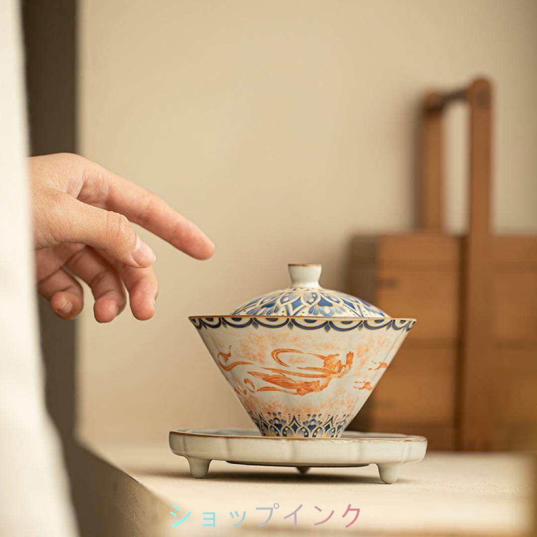 景徳鎮セラミックラビング、飛ぶ敦煌ボウル陶磁器茶碗 景徳鎮セラミックラビング、飛ぶ敦煌ボウル 陶磁器 - メルカリ