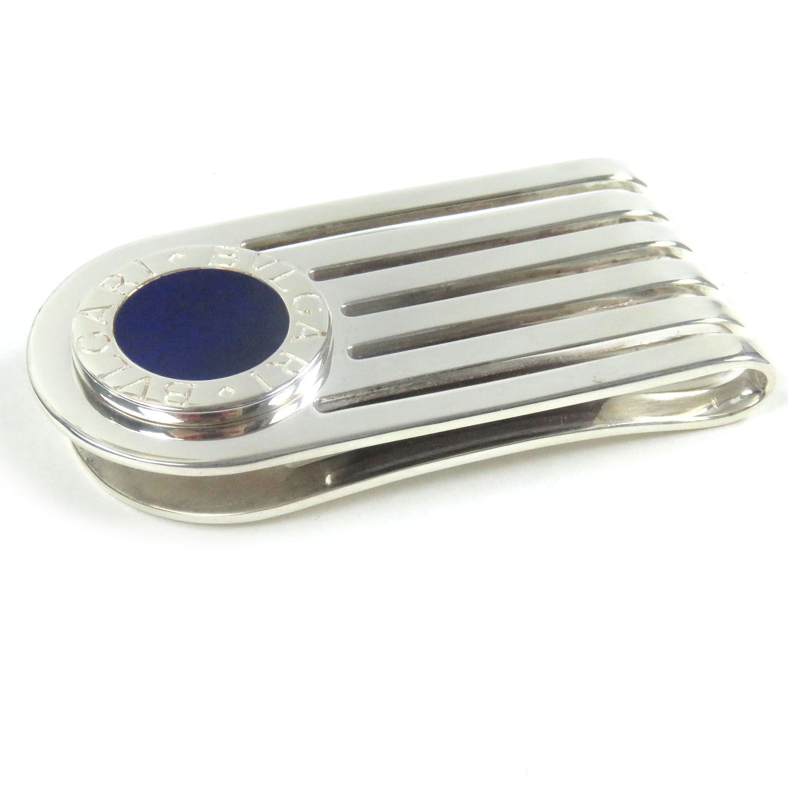 美品□BVLGARI  SV925×ラピスラズリ カフスボタン  ケース付 美品□BVLGARI SV925×ラピスラズリ カフスボタン ケース付 美品
