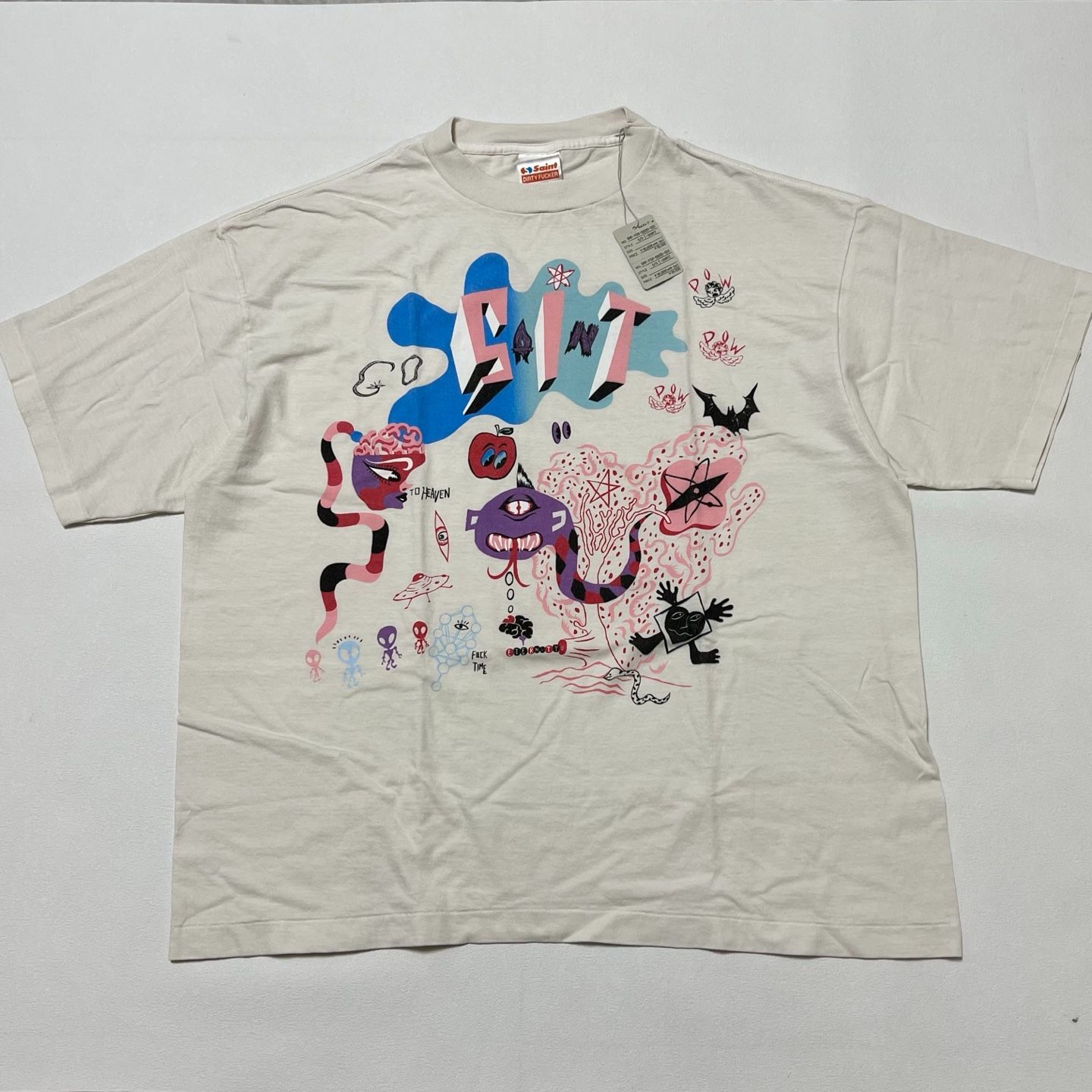 SAINT Mxxxxxx SS TEE/DAY OF THE FREAKS/WHT - メルカリ