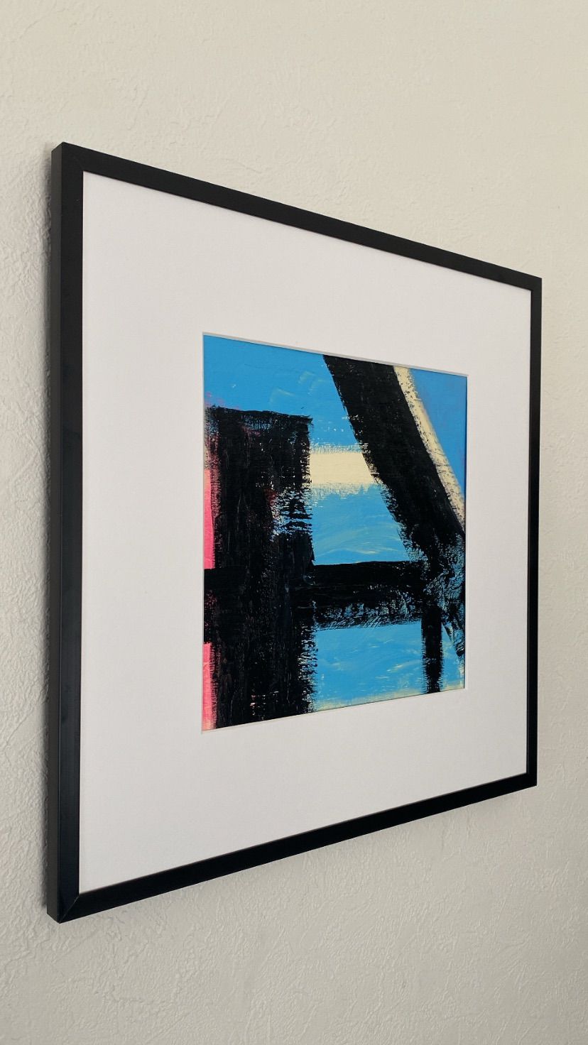 原画/抽象画/モダンアート/インテリア/アクリル画/BRIDGE 海 サーフィン 原画/抽象画/モダンアート/現代アート/インテリア/アクリル画