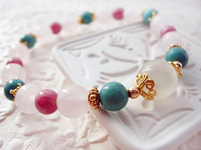 オラクルカード占い付 オーダーメイド天然石ブレスレット プレミアムコース