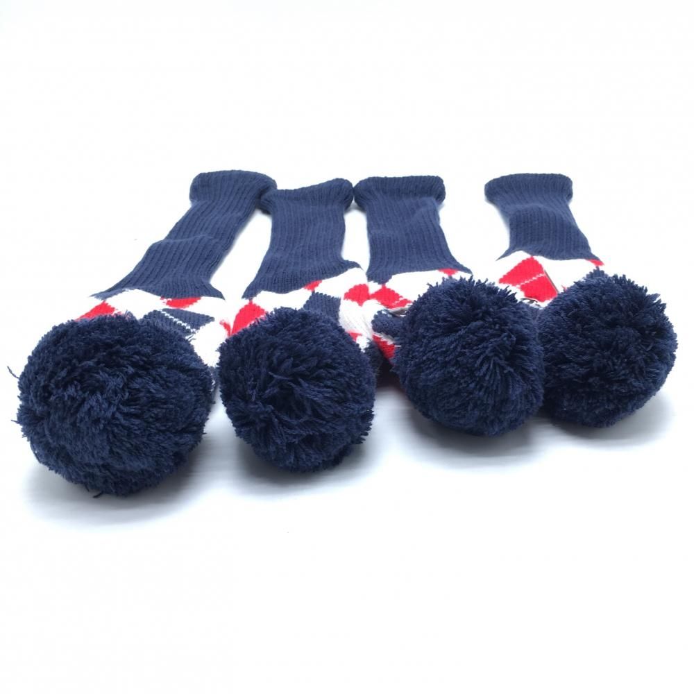 ニット ボンボン付きゴルフ