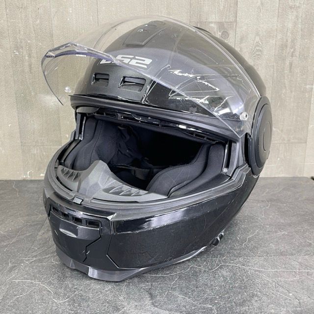 LS2 SCOPE フルフェイス ヘルメット XLサイズ 【中古】 エルエスツー スコープ ブラック バイク用品 /58335