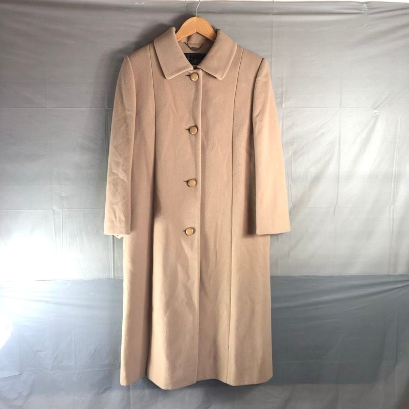 キャラット Carat Cashmere コート ロング チャーム付き ボタン