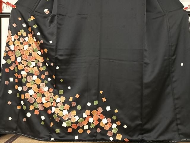 平和屋着物○十日町老舗ブランド 吉澤友禅 吾妻徳穂 訪問着 駒刺繍  