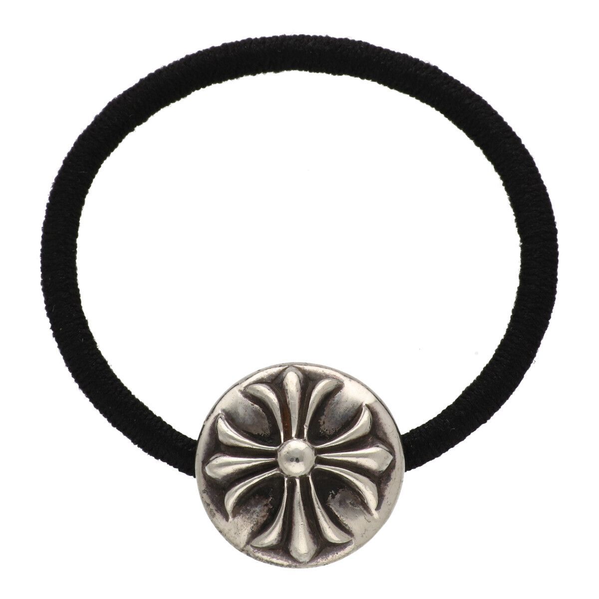 CHROME HEARTS クロムハーツ クロスボール ボタン コンチョ SV925 シルバー ヘアゴム ♯2 ブレスレット 25030964 RS