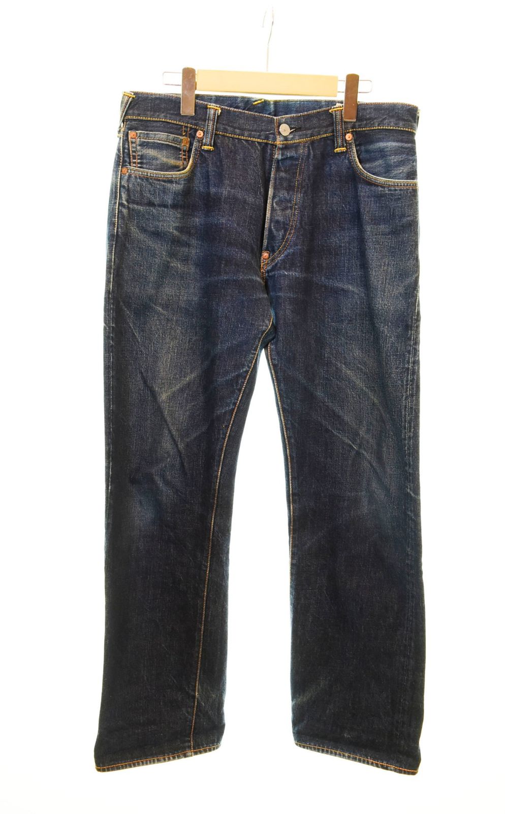 美品/濃紺】EVISU 【LOT.2000 デニムパンツ】36×35 エビス ジーンズ