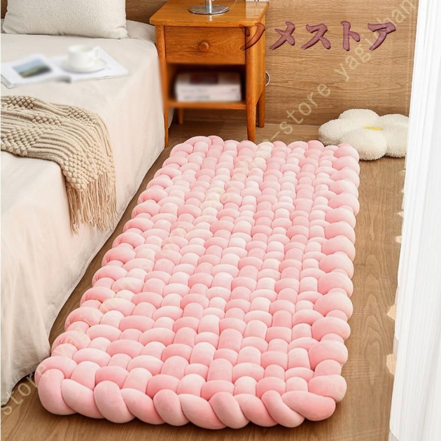 ごろ寝マット ごろ寝クッション 長い 座布団 大きい 長方形 厚め おしゃれ 洗える フロアクッション シート 長座布団
